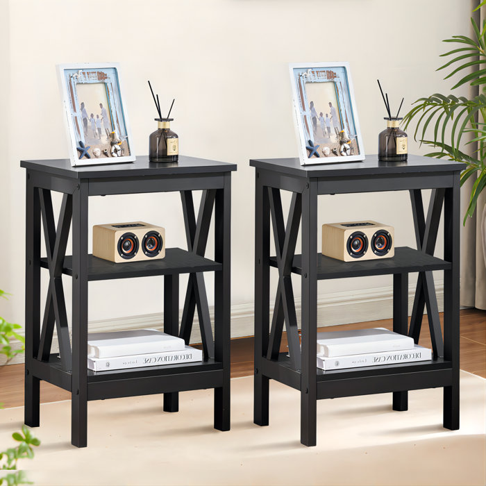 Sand & Stable XShaped Nightstand Set & Reviews Wayfair